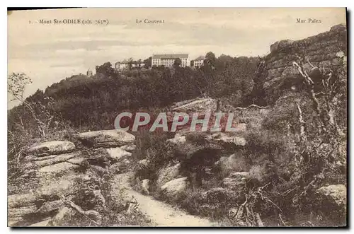 Cartes postales Mont Ste Odile le Couvent Mur Paien