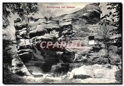 Cartes postales Karlsprung bei Zabern