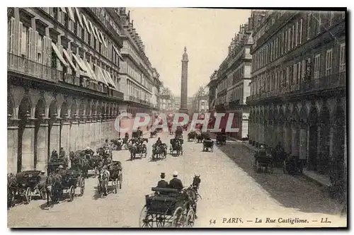 Cartes postales Paris la rue Castiglione