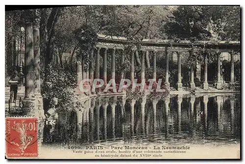 Cartes postales Paris Parc Monceau la Naumachie