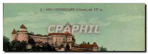 Cartes postales Hoh Koenigsbourg Alsace