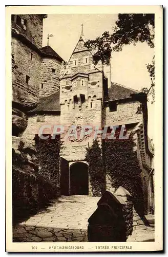 Cartes postales Haut Koenigsbourg entree Principale