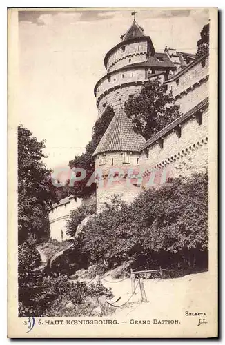 Ansichtskarte AK Haut Koenigsbourg Grand Bastion