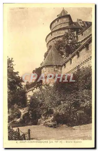 Cartes postales Haut Koenigsbourg grand Bastion