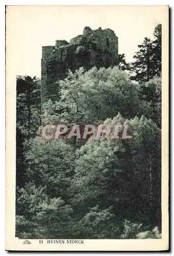 Cartes postales Ruines Nideck