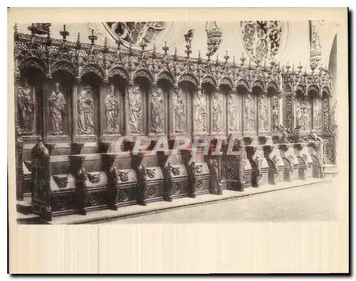 Ansichtskarte AK Colmar La cathedrale Les stalles