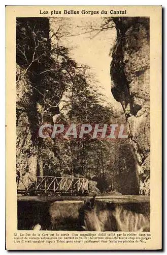 Cartes postales Les Plus Belles Gorges du Cantal