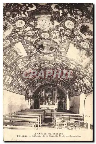 Ansichtskarte AK Le Cantal Pittoresque Thiezac interieur de la chapelle N D de Consolation