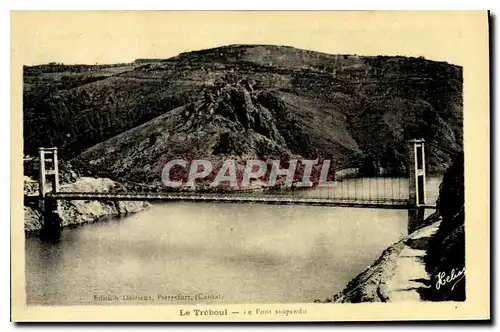 Cartes postales Le Treboul le pont suspendu