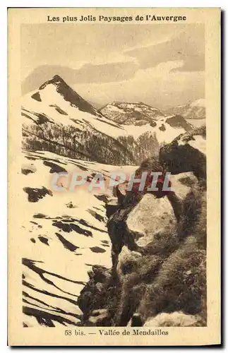 Cartes postales Les Plus Jolis Paysages de l'Auvergne Vallee de Mendailles