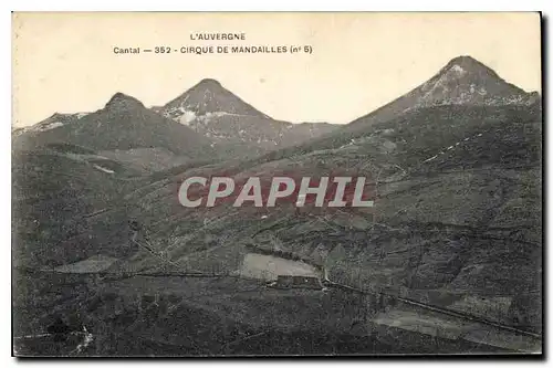 Cartes postales L'Auvergne Cantal Cirque de Mandailles