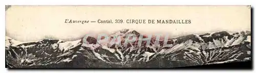 Cartes postales L'Auvergne Cantal Cirque de Mandailles