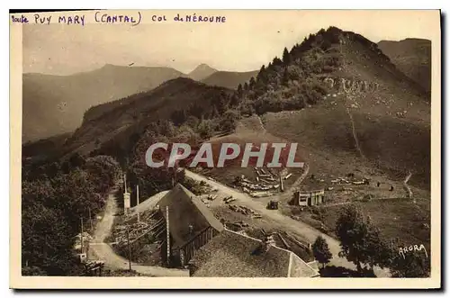 Ansichtskarte AK Route du Puy Mary Cantal le Col de Neromes
