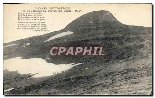 Cartes postales Le Cantal Pittoresque le Sommet du Plomb du Cantal