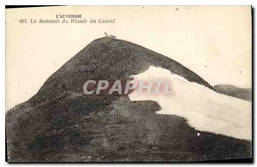 Cartes postales L'Auvergne le Sommet du Plomb du Cantal