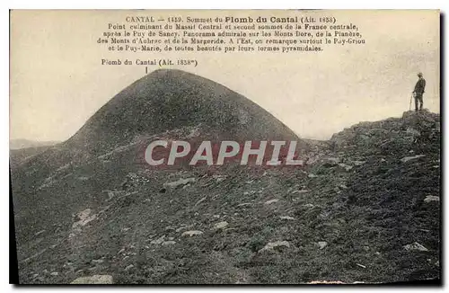 Cartes postales Cantal Sommet du Plomb du Cantal