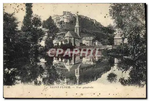 Cartes postales Saint Flour vue generale