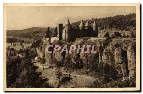 Ansichtskarte AK Environs de Saint Flour Cantal le Pittoresque chateau du Saillans