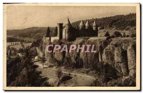 Ansichtskarte AK Environs de Saint Flour Cantal Le Pittoresque chateau du Saillans