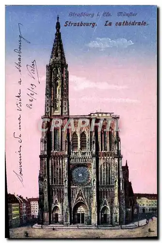 Cartes postales Strasbourg La Cathedrale