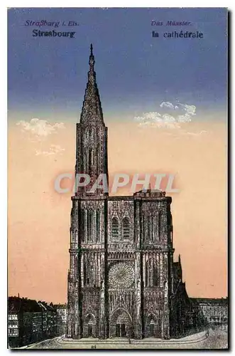 Cartes postales Strasbourg La Cathedrale