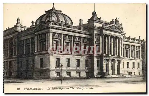 Cartes postales Strasbourg La Bibliotheque