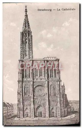 Cartes postales Strasbourg La cathedrale