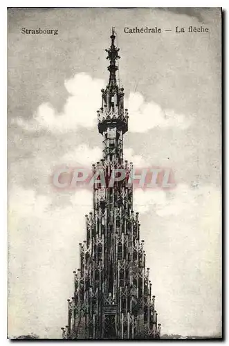 Cartes postales Strasbourg Cathedrale La Fleche