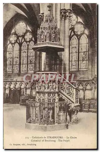 Cartes postales Cathedrale de Strasbourg La Chaire