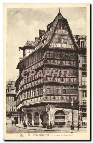 Cartes postales Strasbourg maison Kammerzell