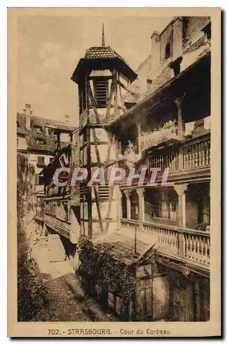 Cartes postales Strasbourg Cour du Corbeau