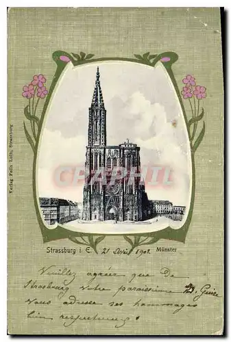 Cartes postales Strassburg I E Munster