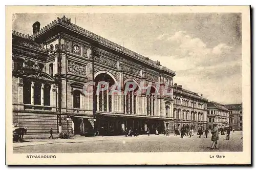 Cartes postales Strasbourg la Gare