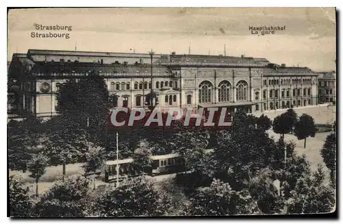 Cartes postales Strasbourg la Gare