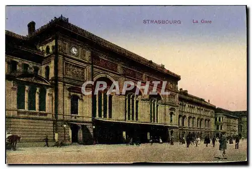 Cartes postales Strasbourg la Gare