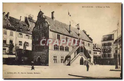 Cartes postales Mulhouse l'hotel de Ville