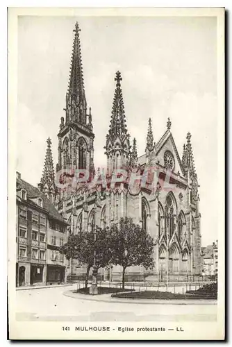 Cartes postales Mulhouse Eglise Protestante