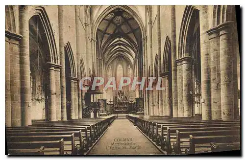 Cartes postales Colmar Martinskirche l'eglise St Martin