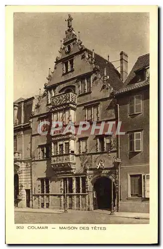 Cartes postales Colmar Maison des tetes