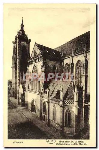 Cartes postales Colmar Cathedrale de St Martin