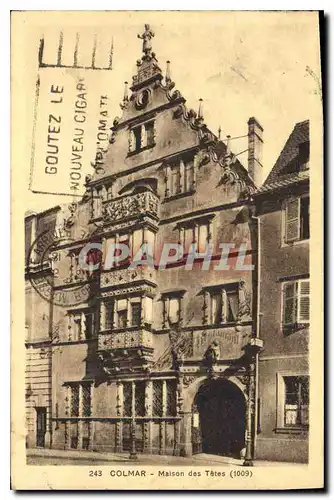 Cartes postales Colmar Maison des Tetes 1009