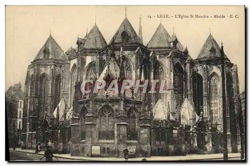 Cartes postales Lille l'Eglise St Maurice Abside