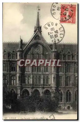 Cartes postales Lille la Faculte Catholique