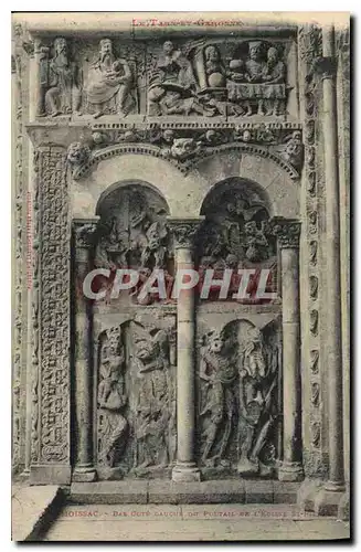 Cartes postales Moissac Bas cote gauche du Portail de l'eglise St Pierre