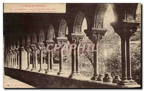 Cartes postales Le Tarn et Garonne Moissac Cloitre Batie en 1100 un des plus remarquable de France