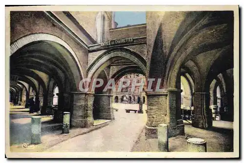 Cartes postales Montauban T et G arcades de la place Nationale