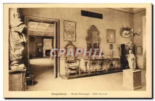 Cartes postales Carpentras Musee Municipal salle Barjavel