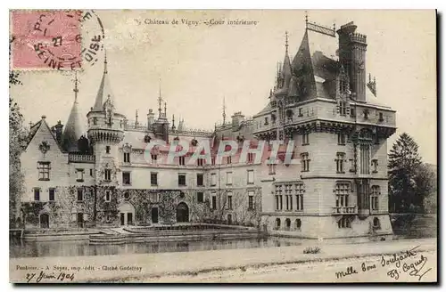 Cartes postales Chateau de Vigny cour interieure
