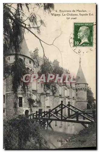 Cartes postales Environs de Meaulan Vigny Le Chateau facade Est