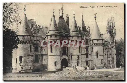 Ansichtskarte AK Chateau de Vigny Facade principale